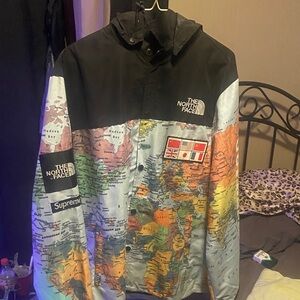Supreme Multicolor Map Print Performance Jacket